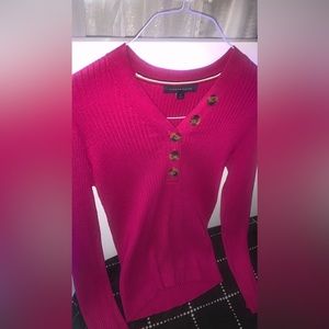 Hot Pink Long Sleeve for Women in size Medium from Tommy Hilfiger